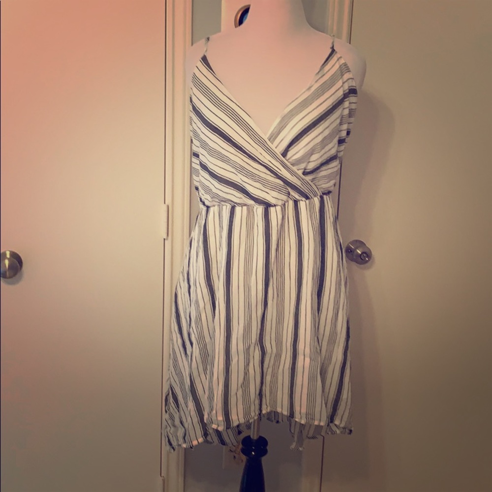 A new day linen high low dress xxl NWOT!